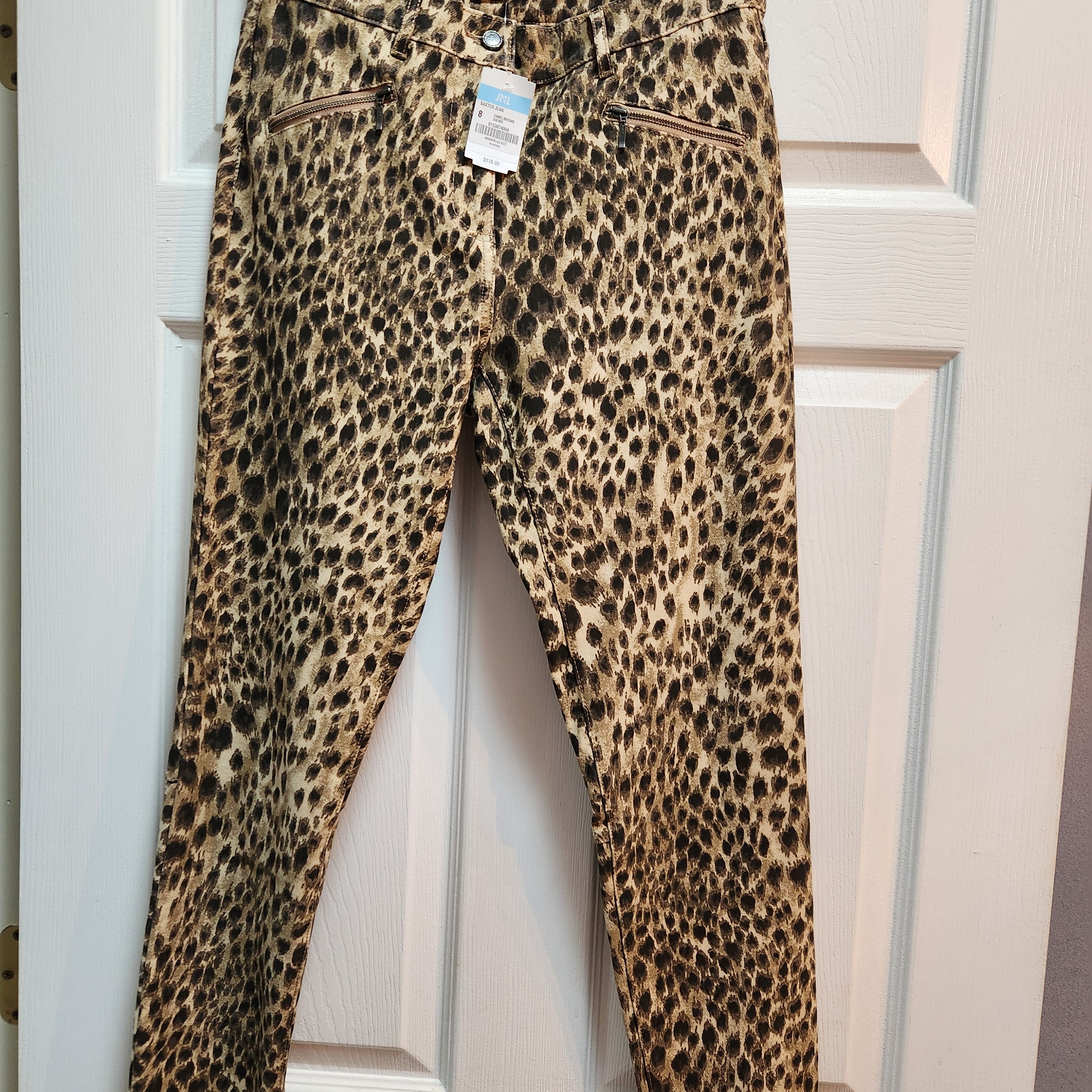 J. Mclaughlin Animal Print Cropped Pants